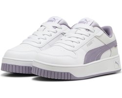 PUMA Carina Street PS Meisjes Sneakers - PUMA White-Pale Plum-PUMA Silver - Maat 32