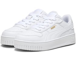 PUMA Carina Street PS Meisjes Sneakers - PUMA White-PUMA White-PUMA Gold - Maat 32