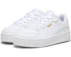 PUMA Carina Street PS Meisjes Sneakers - PUMA White-PUMA White-PUMA Gold