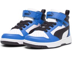 PUMA Puma Rebound V6 Mid AC+ PS FALSE Sneakers - PUMA White-PUMA Black-Racing Blue - Maat 30