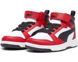 PUMA Puma Rebound V6 Mid AC+ PS Unisex Sneakers - PUMA White-PUMA Black-For All Time Red