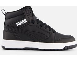 PUMA Puma Rebound V6 Mid WTR Jr Unisex Sneakers - Puma Black-Puma White - Maat 38