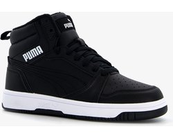 PUMA Puma Rebound V6 Mid WTR Jr Unisex Sneakers - Puma Black-Puma White - Maat 39