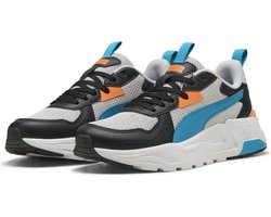 PUMA Trinity Lite Jr Unisex Sneakers - Cool Light Gray-Tropical Blue-PUMA Black