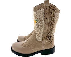 Shoesme NW24W006 Western laarzen lever / taupe, 26