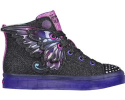 Skechers Twi-Lites 2.0 - Twinkle Wishe Meisjes Sneakers - Zwart/Multicolour - Maat 28