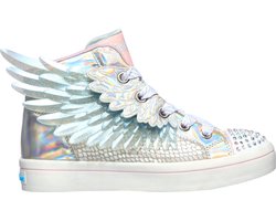 Skechers Twi-Lites 2.0 - Unicorn Wings Meisjes Sneakers - Zilver/Roze - Maat 34