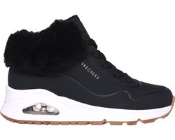 Skechers Uno-Fall Air Meisjes Sneakers - Zwart - Maat 27