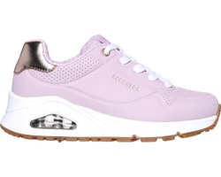 Skechers Uno Gen1 - Shimmer Away Meisjes Sneakers - Roze - Maat 29