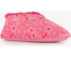 Thu!s meisjes sloffen met smileys roze - Maat 32 - Pantoffels