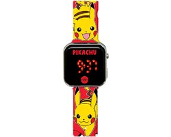 Accutime Pokemon Pikachu LED Horloge - Rood