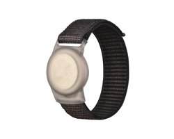 Airtag armband Polsband horloge - Airtag Sleutelhanger - Airtag Polsband Voor Kinderen - Airtag Armband - Airtag Apple - Klittenband - Airtag Houder - Airtag Hoesje - zwart