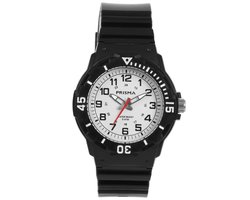 Coolwatch by Prisma CW.371 Kinderhorloge kunststof/siliconen zwart-wit