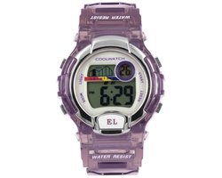 Coolwatch by Prisma CW.379 Kinderhorloge Digital kunststof/siliconen purple 38 mm