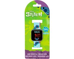 Disney Stitch Led Pols Horloge - Uurwerk voor Meisjes en Jongens Blauw