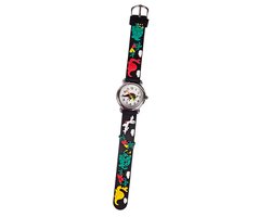 Fako® - Kinderhorloge - 3D - Dinosaurus - Deino - Zwart