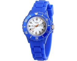 Fako® - Kinderhorloge - Siliconen - Classic - Donkerblauw