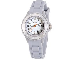 Fako® - Kinderhorloge - Siliconen - Classic - Grijs