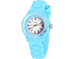 Fako® - Kinderhorloge - Siliconen - Classic - Lichtblauw