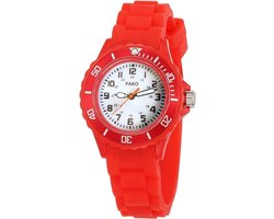 Fako® - Kinderhorloge - Siliconen - Classic - Rood