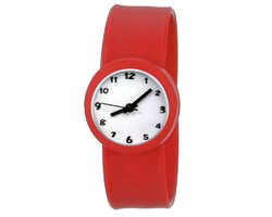 Fako® - Kinderhorloge - Slap On Mini - Classic - Rood