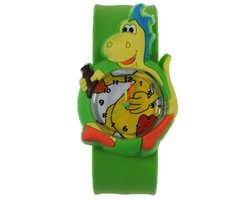 Fako® - Kinderhorloge - Slap On Mini - Dinosaurus - Groen