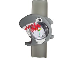 Fako® - Kinderhorloge - Slap On Mini - Haai - Grijs