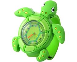 Fako® - Kinderhorloge - Slap On Mini - Schildpad - Groen