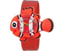 Fako® - Kinderhorloge - Slap On Mini - Vis - Oranje