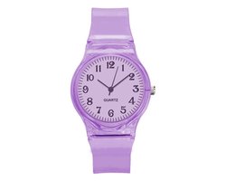 Fay Kinderhorloge - Paars | Ø 34 mm | Kunststof/Plastic | Fashion Favorite