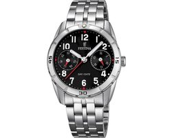 Festina F16908/3 Junior - Horloge- Staal - Zilverkleurig - 32.6 mm