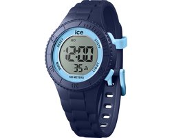 Ice Watch ICE digit - Duo blue 021940 Horloge - Siliconen - Blauw - Ø 34 mm