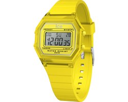 Ice Watch ICE digit retro - Electric yellow - Clear 022891 Horloge - Siliconen - Geel - Ø 33 mm