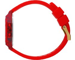 Ice Watch ICE digit retro - Red passion - Clear 022885 Horloge - Siliconen - Rood - Ø 33 mm