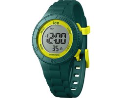 Ice Watch ICE digit - Verdigris sulphur 021622 Horloge - Siliconen - Grijs - Ø 34 mm