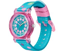 Ice Watch ICE learning - Pink flowers 023300 Horloge - Nylon - Roze - Ø 32 mm