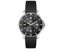 Ice Watch ICE steel - Black gold 020367 Horloge - Siliconen - Zwart - Ø 35 mm