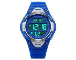 Kinderhorloge Chrono - Alarm – Digitaal Horloge – Blauw - Ø37mm