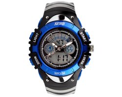 Kinderhorloge Chronograaf – Stopwatch – Waterproof – Blauw