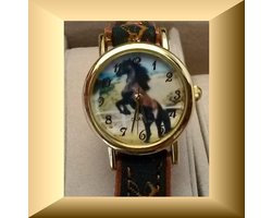 Kinderhorloge met Fries paard