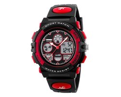 Kinderhorloge – Shockproof – Chronograaf – Waterproof - Rood