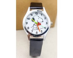 Kinderhorloge Snoopy zwart