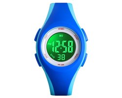 Kinderhorloge – Stopwatch – Waterdicht – Blauw - Giftbox