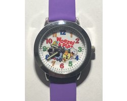 Kinderhorloge Woezel en Pip paars bandje