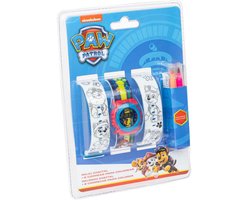 Paw Patrol Horloge met zelfkleur bandjes