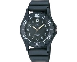 Q&Q VP02J002Y - Horloge - Sport - Analoog - Unisex - Plastic band - Rond - Cijfers - Kunststof - Zwart - Groen