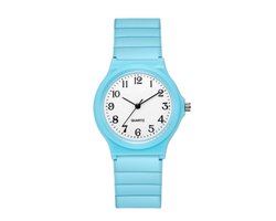 Simple Kinderhorloge Blauw | Ø 34 mm | Kunststof/Plastic | Fashion Favorite