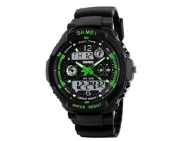 SKMEI Kinderhorloge – Analoog Digitaal – Chronograaf – Shockproof – Green