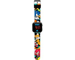 Sonic the Hedgehog LED Horloge - Kleurrijk Bandje - voor kinderen