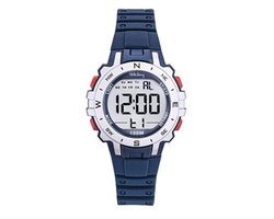 Tekday-Digitaal horloge-Blauwe Silicone band-waterdicht-sporten/zwemmen-34MM-Sportief